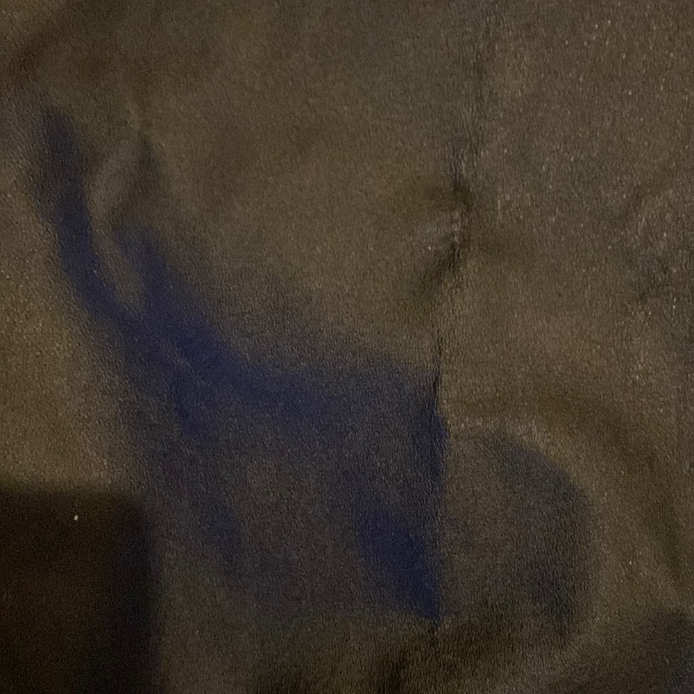 Genuine leather black leather pants